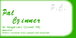 pal czinner business card