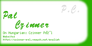 pal czinner business card